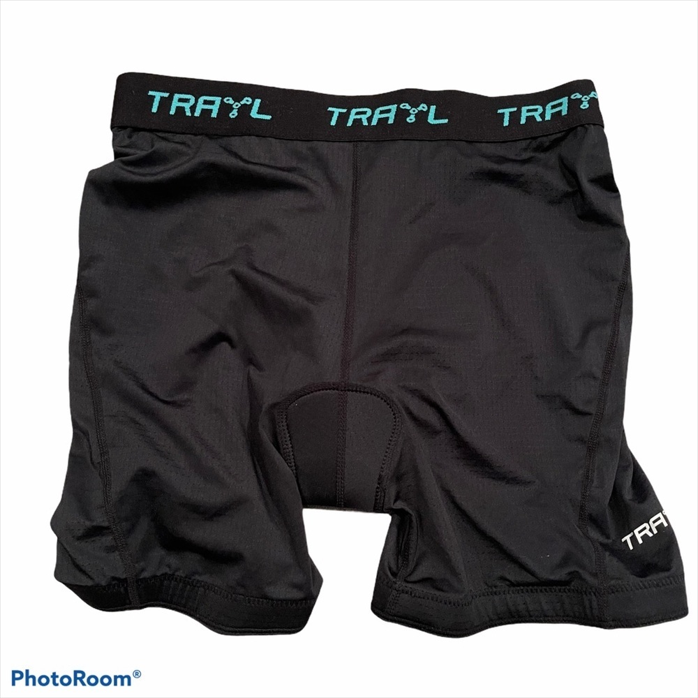 Trayl Cycling Black Men's Shorts Sz Medium active